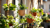 Hängende Töpfe aus Keramik für Pflanzen, dekorative Blumenampeln für Innenräume