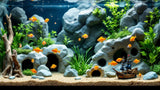 Aquariendekoration für Süß- und Meerwasseraquarien, dekorative Elemente zur Gestaltung von Aquarien
