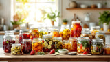 Einmachgläser aus Glas für Lebensmittelaufbewahrung und Einkochen