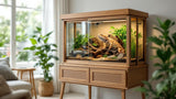 Holzeterrarium aus hochwertigem Holz für Reptilien und Kleintiere
