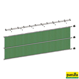 Windschutz-Spannpanele, Höhe 3,00 m Breite  9,10 m