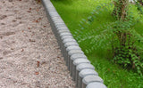 Hohlkehlpalisade aus Recyclingmaterial