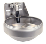 Edelstahl-Rohrventilbecken Mod. 1220 komplett aus Edelstahl, 3/4" Ventil