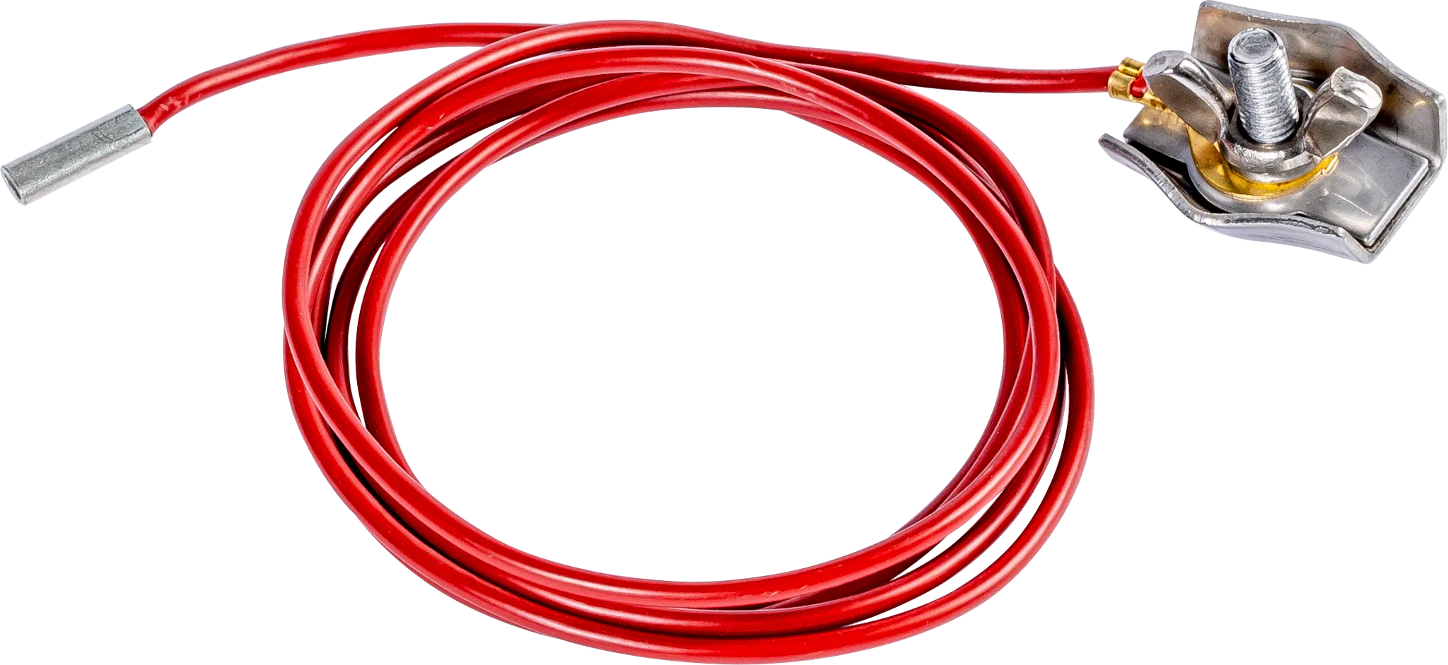 Zaunanschlußkabel Seil, mit Edelstahlseilklemme 3 mm Stift