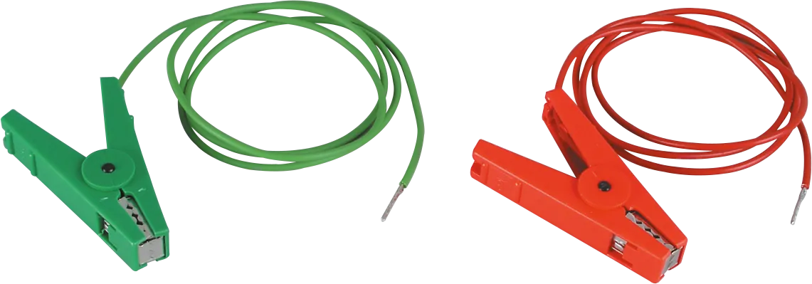 Zaun- und Erdkabelset, mit 2 Klemmen und 3 mm Stiften (1 Stück / Pack)
