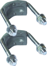 Befestigungsbügel für Pfosten 1 1/4" - 2", (Set mit 2 Stück)