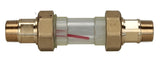 Durchflußanzeige, Anschluß 3/4"