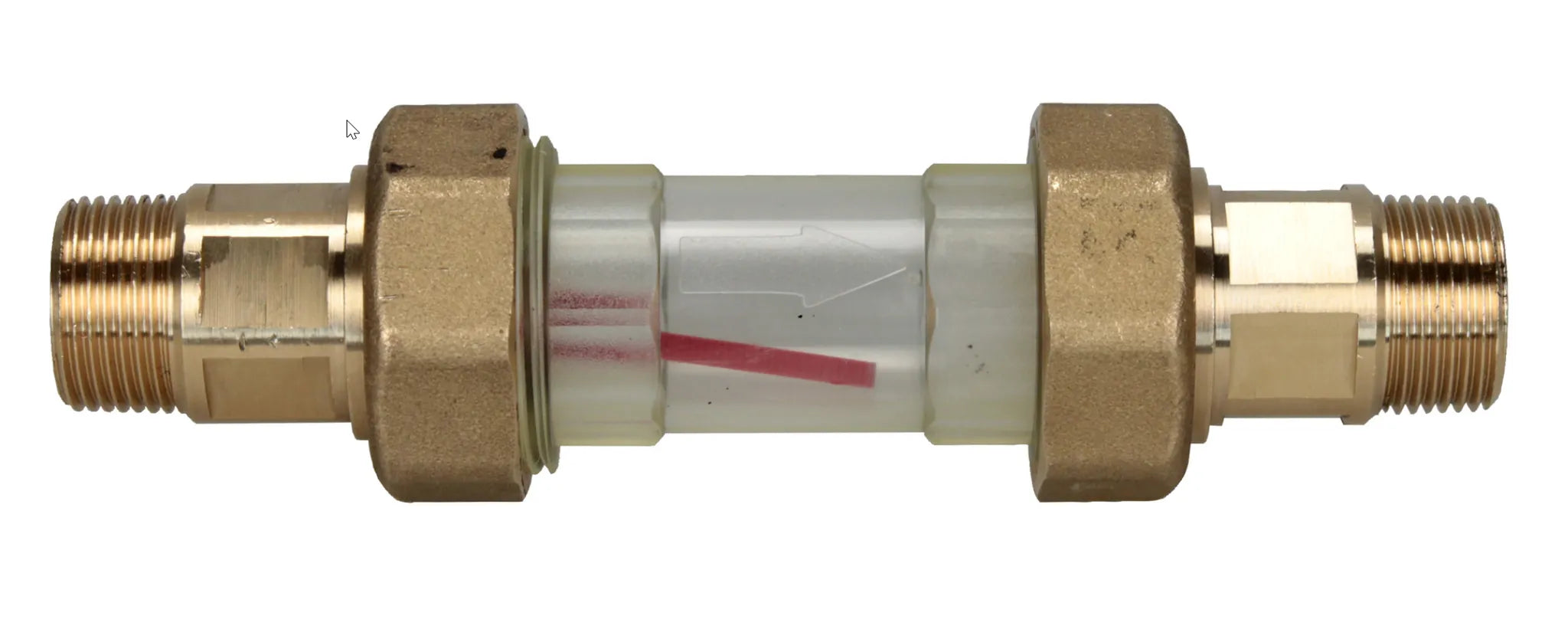 Durchflussanzeige, Anschluss 1"