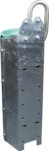 Stahlständer für Mod. 25 R Höhe 60 cm, feuerverzinkt