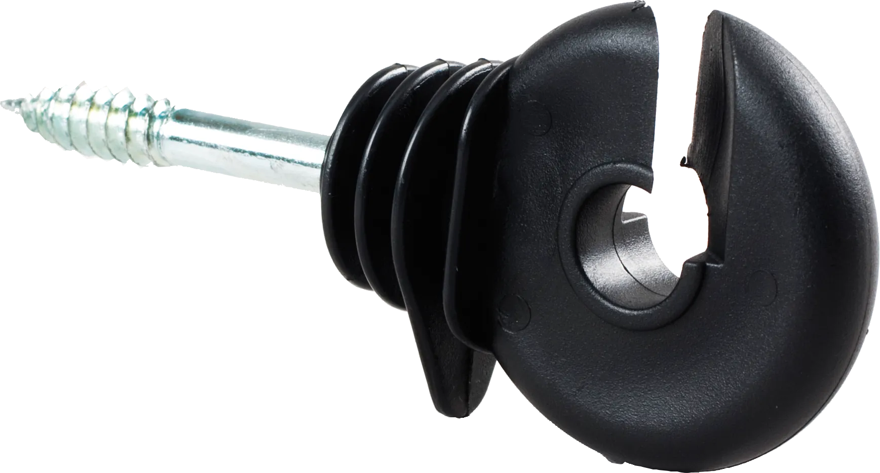 Ringisolator Compact mit Holzgewinde (150 Stück/Eimer inkl. Einschraubhilfe)