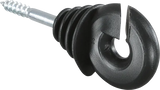 Ringisolator, m. Holzgewinde, 6mm Schaft (25 Stück / Pack)