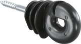 Qualitäts-Ringisolator, mit Holzgewinde, 6 mm Schaft (25 Stück / Pack)