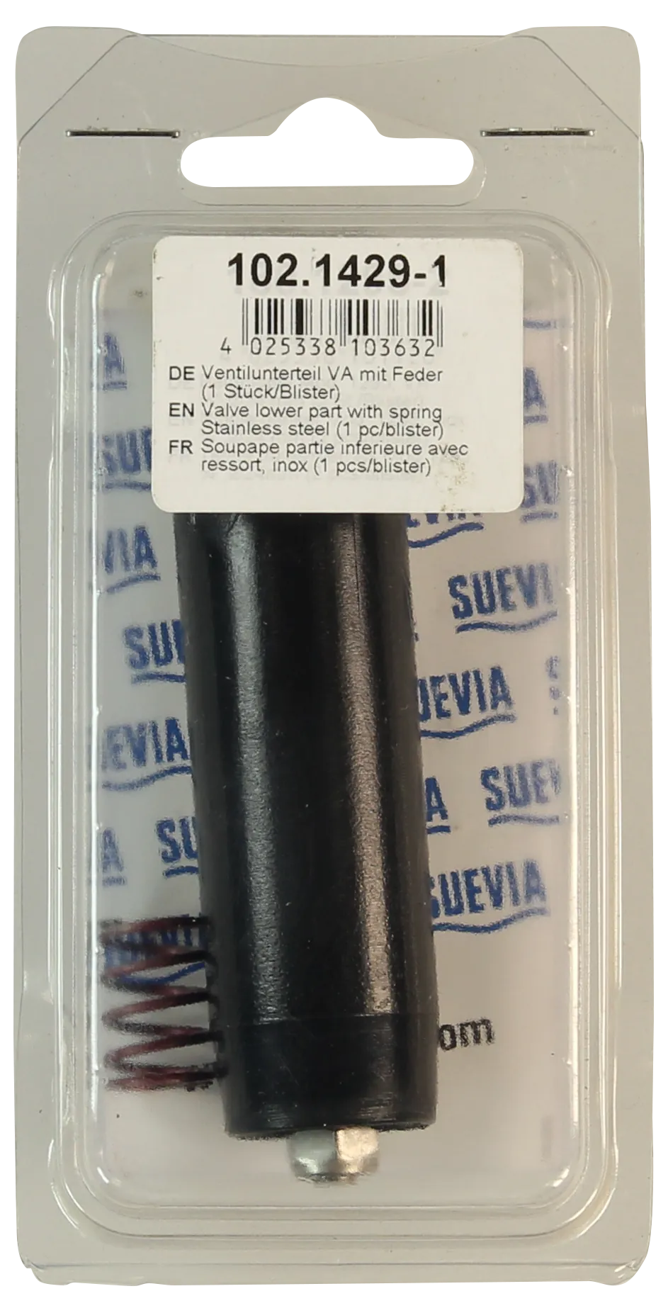 Ventilunterteil mit Feder Suevia V2A Ventil, 3/4" Anschluss