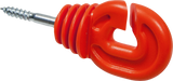 Super-Ringisolator mit Holzgewinde, rot, 6 mm Schaft, (25 Stück / Pack)