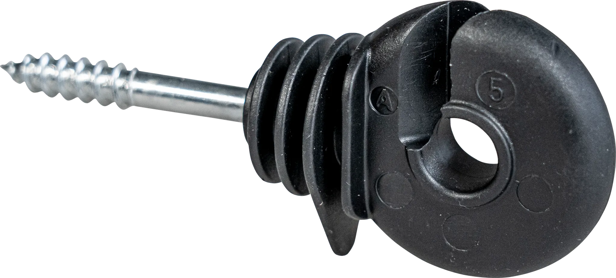 Ringisolator mit durchgehender Stütze, Holzgewinde