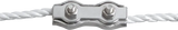 Seilverbinder Edelstahl, für Seile bis 6 mm (3 Stück / Pack)