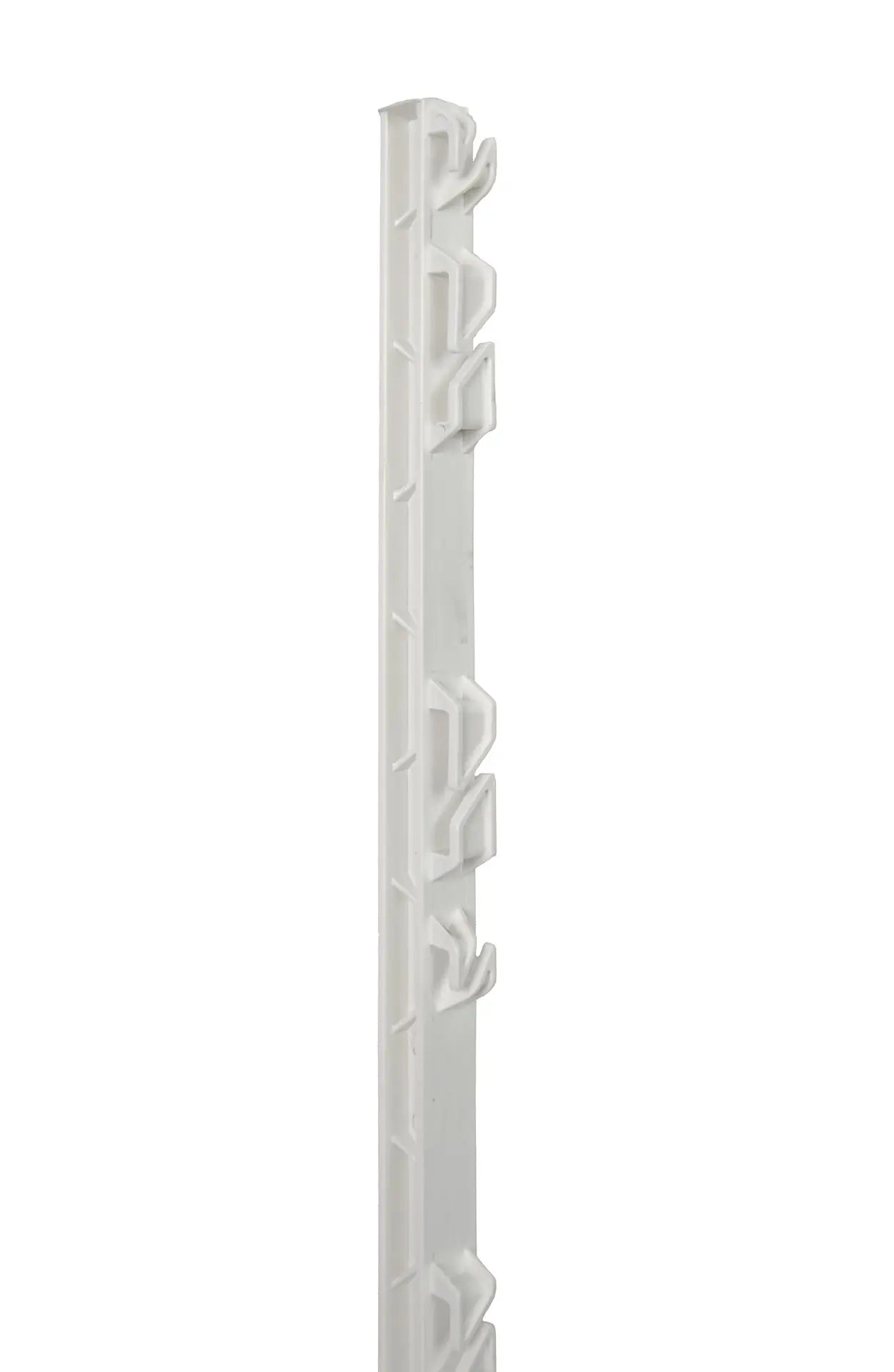 Kunststoffpfahl Torero 123cm weiß, 10er Bund