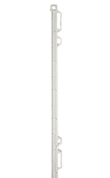 Kunststoffpfahl Torero 159cm weiß, 10er Bund