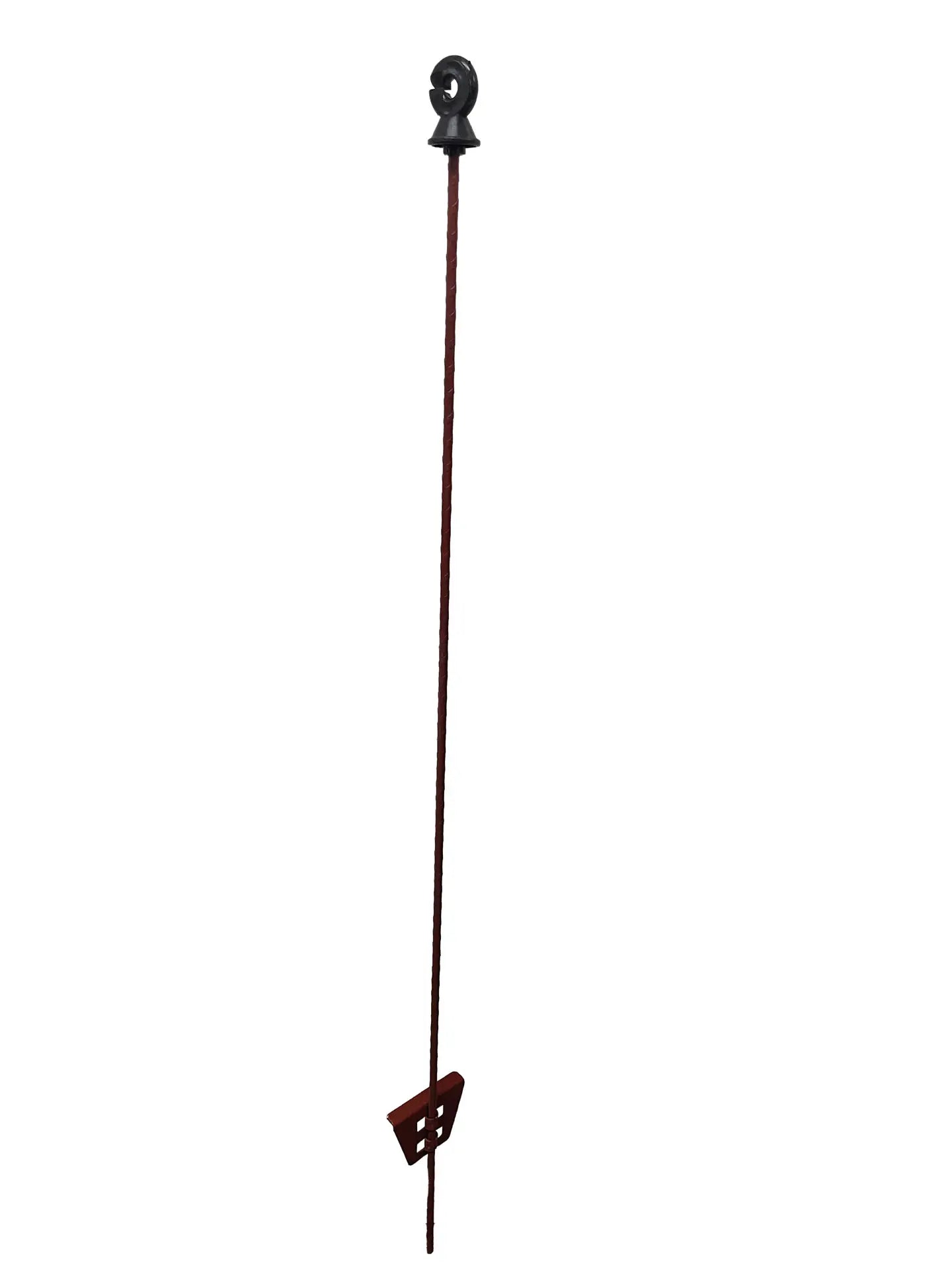 Weidezaunpfähle rund 7mm V - schwarz (10 Stück)