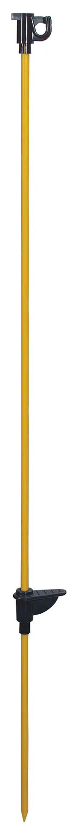 Fiberglaspfähle 105cm mit Trittfuß u. Isolator
