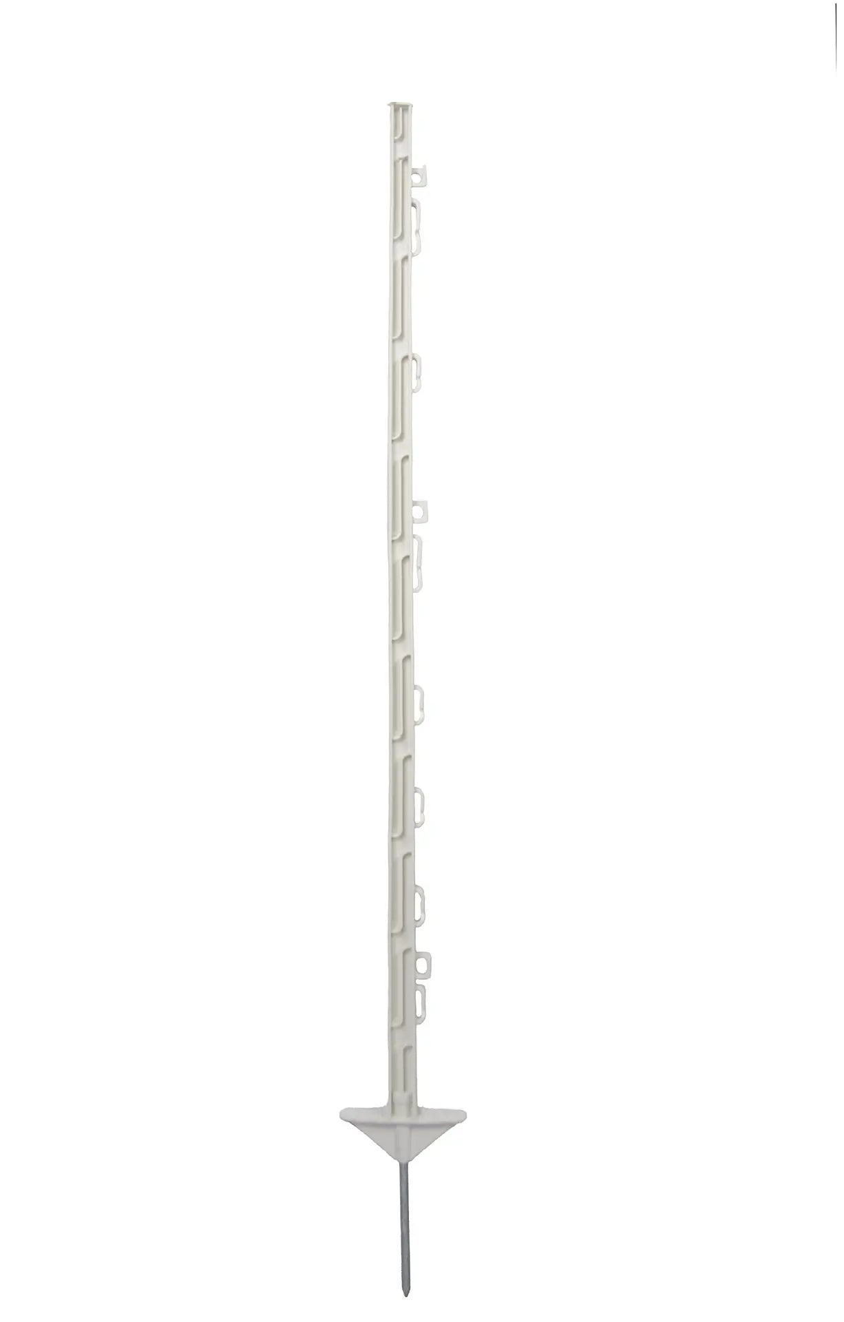 Kunststoffpfahl weiß 105 cm, 10er Bund