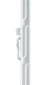 Kunststoffpfahl weiß 105 cm, 10er Bund