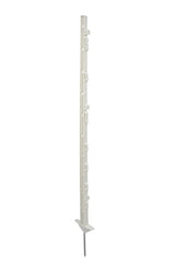 Kunststoffpfahl weiß 105 cm, 10er Bund