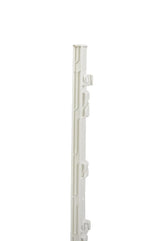 Kunststoffpfahl weiß 105 cm, 10er Bund