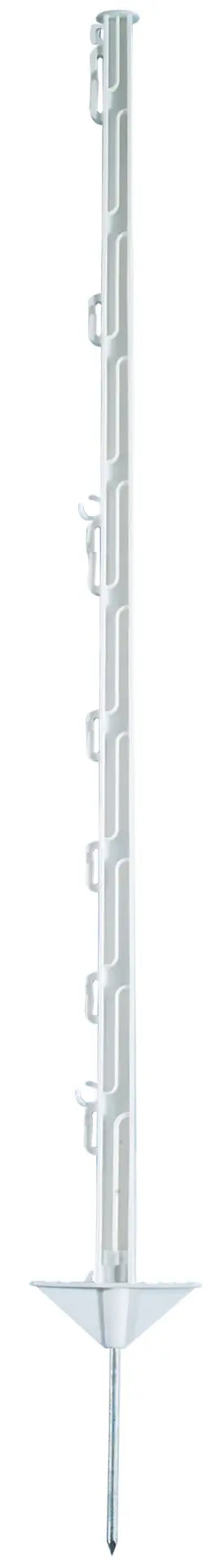 Kunststoffpfahl weiß 105 cm, 10er Bund