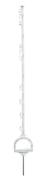 Mustang-Kunststoffpfahl weiß 115 cm, 10er Bund