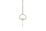 Mustang-Kunststoffpfahl weiß 115 cm, 20er Karton