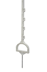 Mustang-Kunststoffpfahl weiß 155 cm, 10er Bund