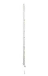 Kunststoffpfahl weiß 125 cm, 10er Bund