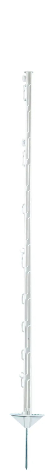 Kunststoffpfahl weiß 125 cm, 10er Bund