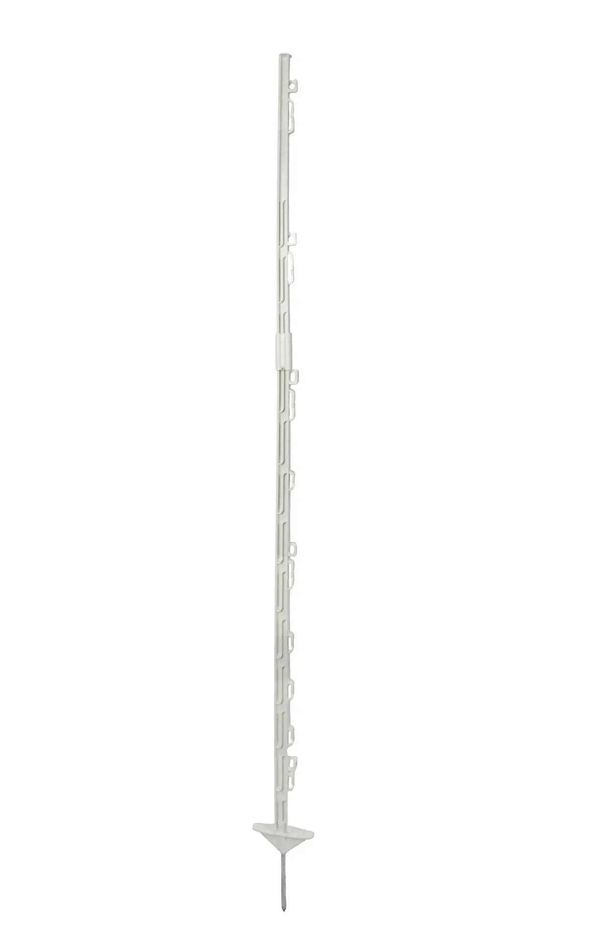 Kunststoffpfahl weiß 150cm (105+45), 20er Karton