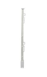Kunststoffpfahl weiß 150cm (105+45), 20er Karton