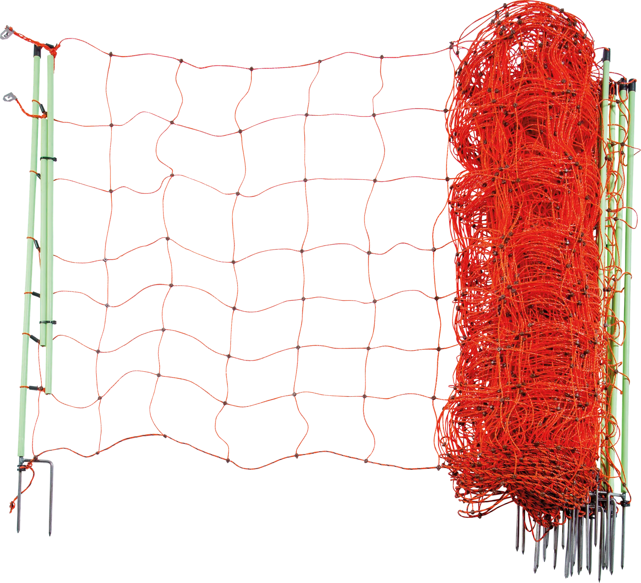 Elektrozaunnetz "plus/minus" 90 cm hoch, mit Doppelspitze, 50 m