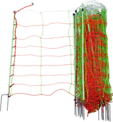 Tornado XL-Elektrozaunnetz, Kombi, 0,90 m, 50 m, mit Doppelspitze