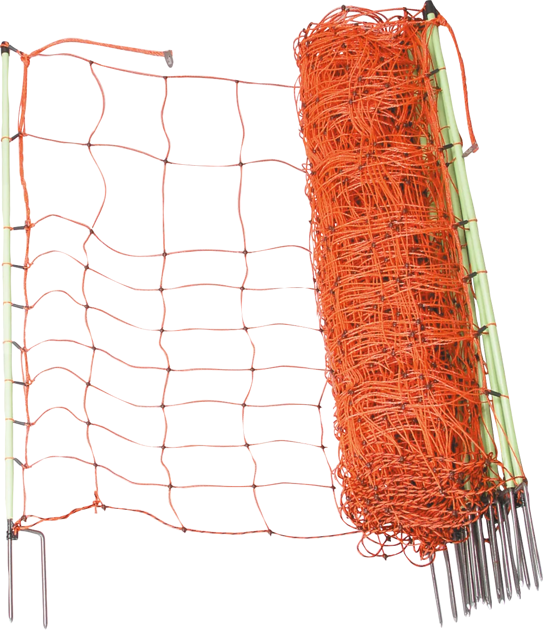 Elektrozaunnetz 106 cm hoch, mit Doppelspitze, 50 m