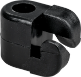 Kunststoffisolator schwarz, für 10 mm Glasfiberpfähle (25 Stück/Pack)