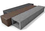 Rechteckpalisade aus Recyclingmaterial