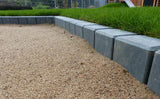 Rechteckpalisade aus Recyclingmaterial