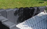 Rechteckpalisade aus Recyclingmaterial