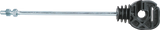 Seil- u. Bandisolator, langer Schaft, Länge 18 cm, Gewinde M6 (Pack 10 Stk)
