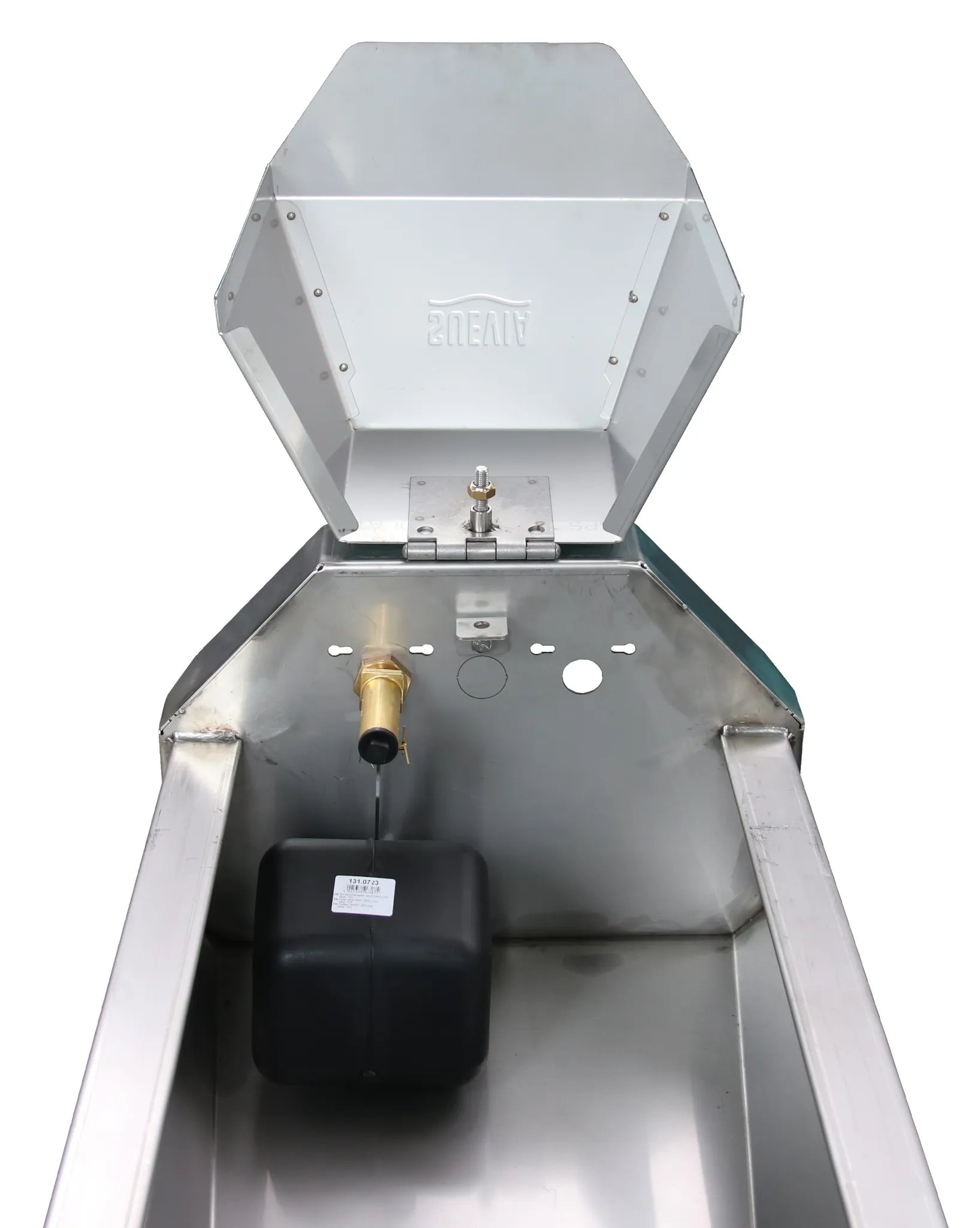 Schnellablauf-Trog 1,90 m (130 l) Modell 6219 für Wandmontage, Edelstahl