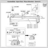 Schnellablauf-Trog 1,90 m (130 l) Modell 6219 für Wandmontage, Edelstahl
