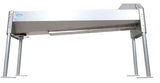 Schnellablauf-Trog 2,85 m (200 l) Modell 6728 für Wandmontage, Edelstahl