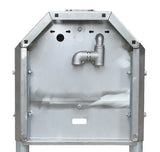 Schnellablauf-Trog 4,20 m (325 l) Modell 6742 für Wandmontage, Edelstahl