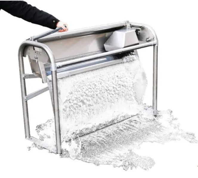 Flachschwenk-Trog 3,0 m - Inhalt 105 l für Bodenmontage, Wanne und Konsolen