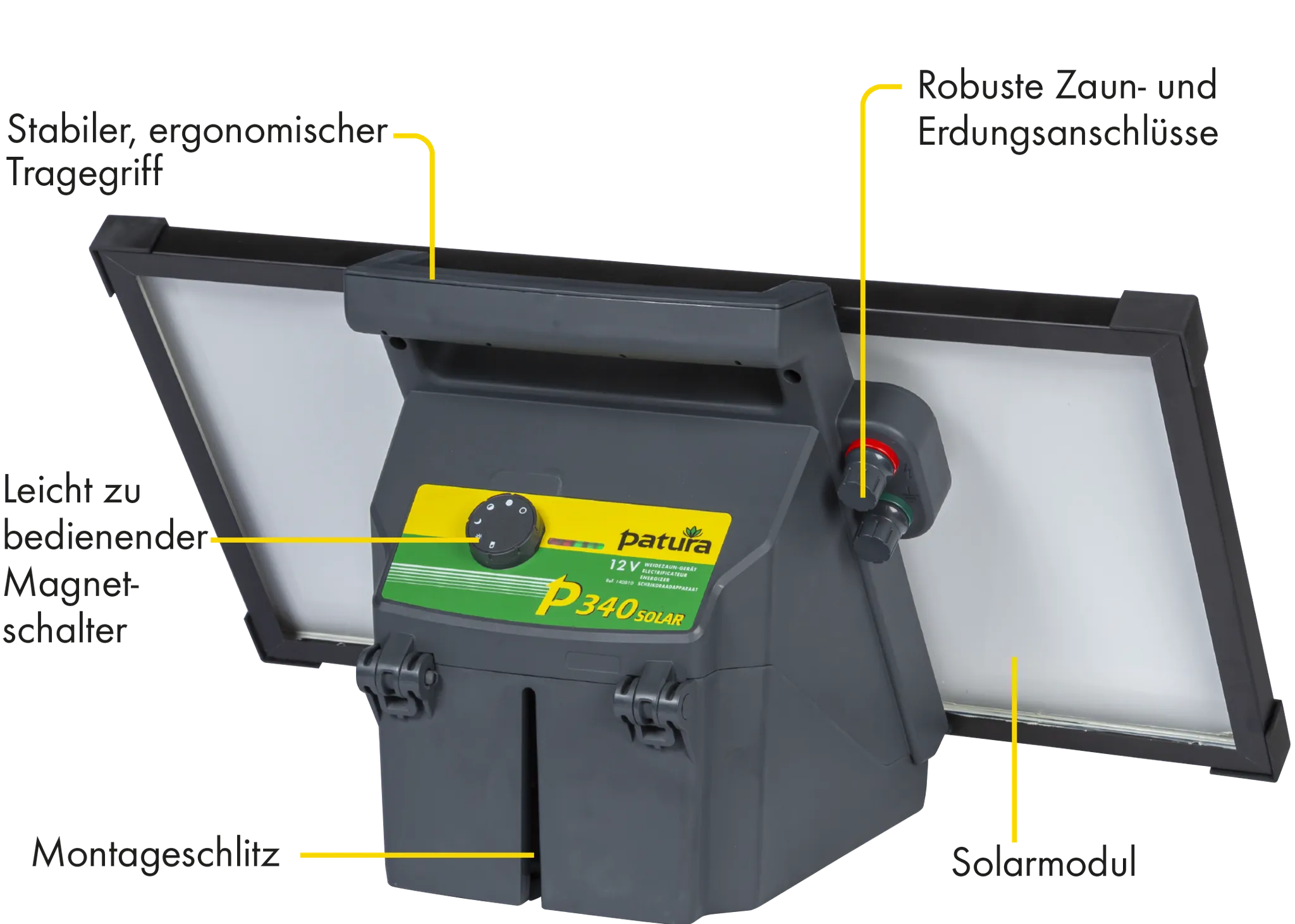P340 Solar, Weidezaun-Gerät